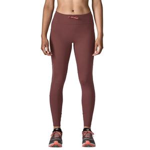 Patagonia Endless Run 7/8 Tights Women's Pants - Dark Ruby