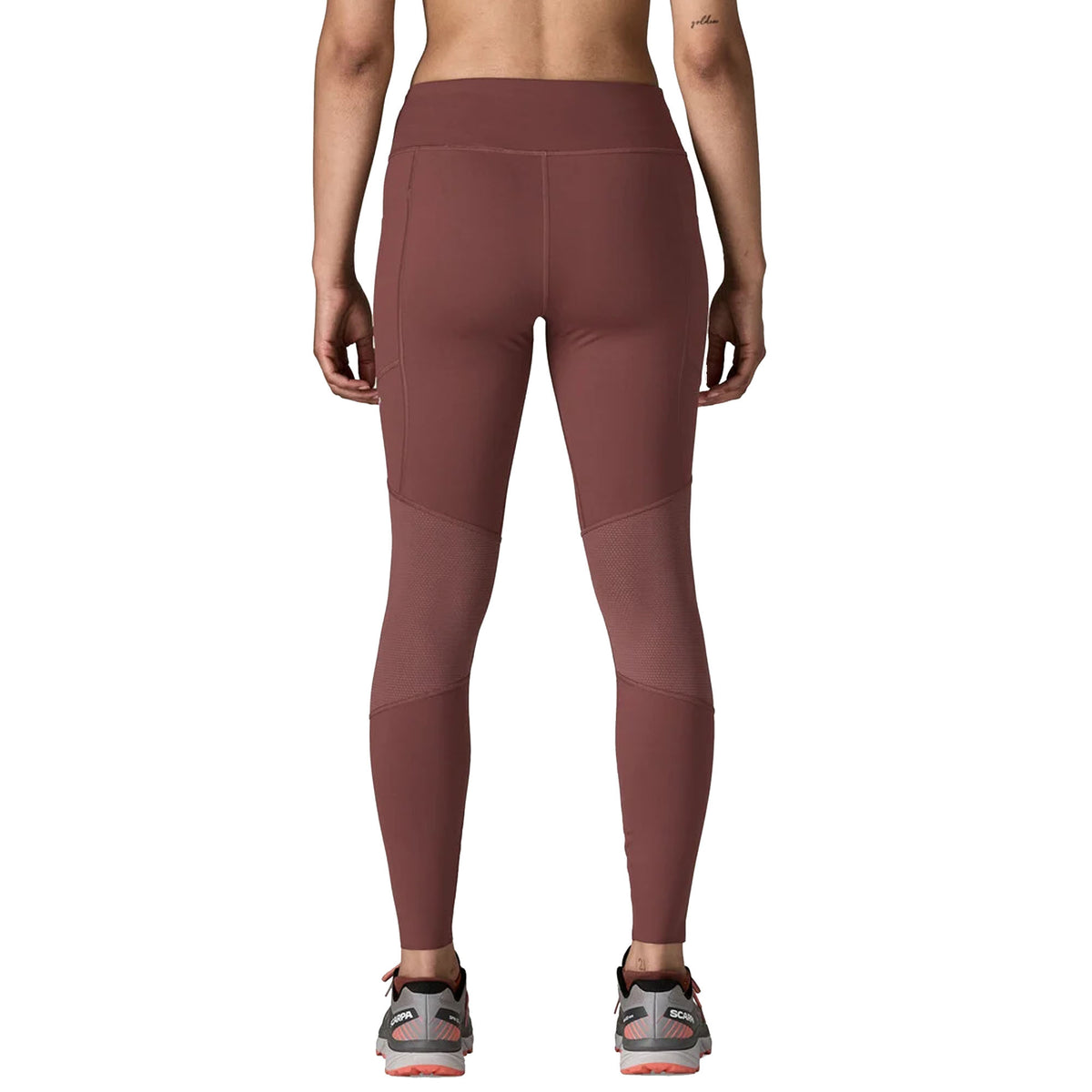Patagonia Endless Run 7/8 Tights Women's Pants - Dark Ruby