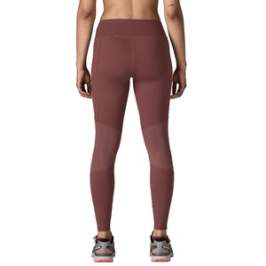 Patagonia Endless Run 7/8 Tights Women's Pants - Dark Ruby