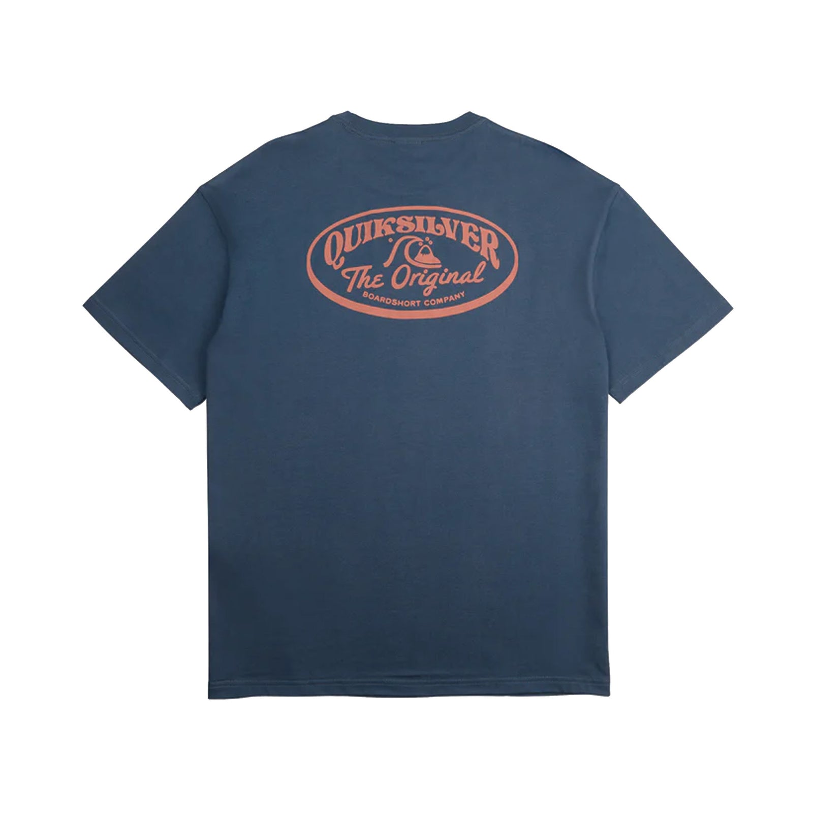 Quiksilver Originals Script Men's S/S T-Shirt - Dark Denim