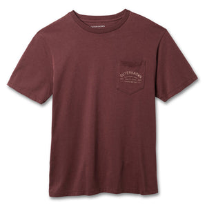 Outerknown Industrial Pocket Men's S/S T-Shirt - Dark Roast