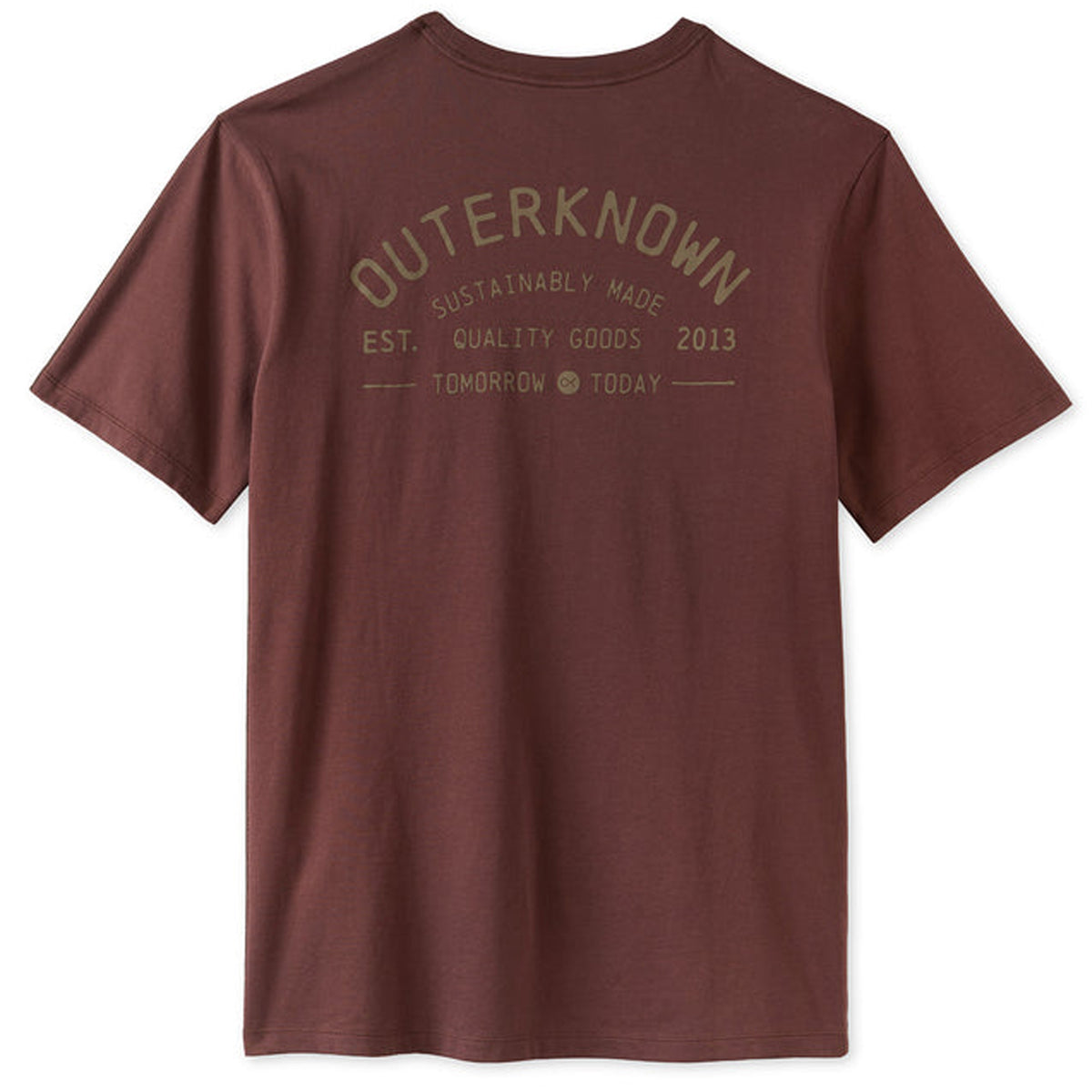Outerknown Industrial Pocket Men's S/S T-Shirt - Dark Roast