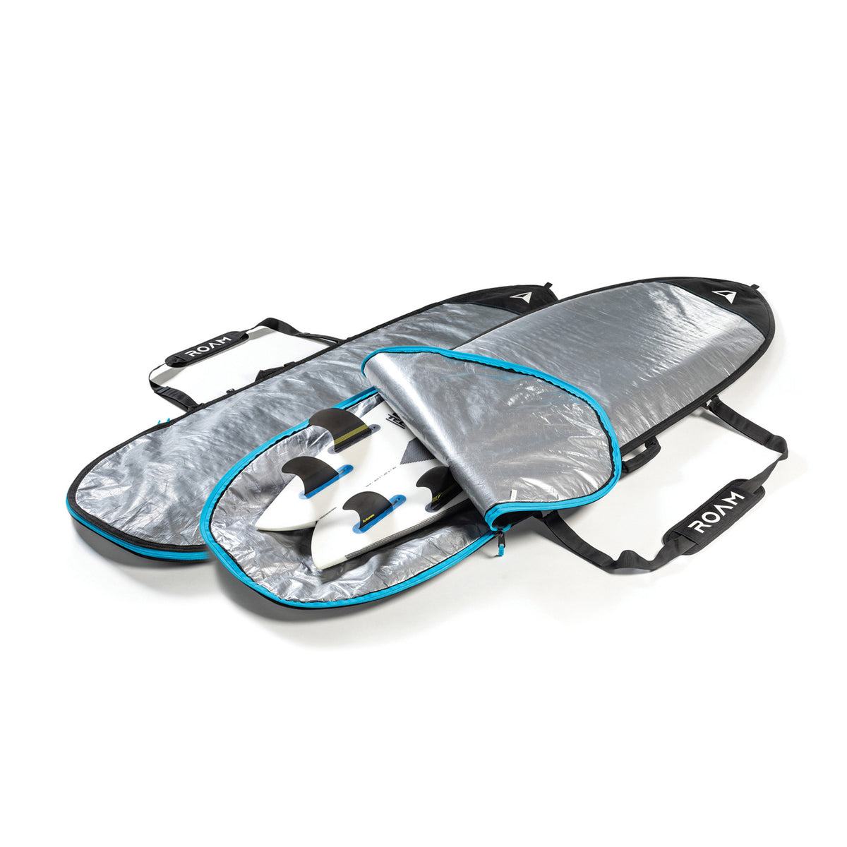 Roam Daylight Hybrid/Fish Single Surfboard Bag - Grey
