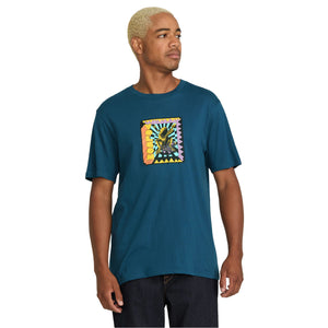Volcom Doom Frog Men's S/S T-Shirt - Deep Blue