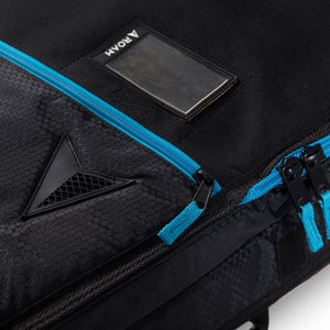 Roam Tech Plus Double Slim Hybrid Surfboard Bag - Grey/Black