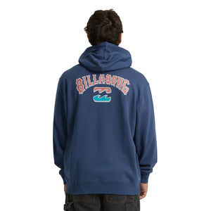Billabong Heritage Arch Pullover Men's L/S Hoodie - Dark Denim