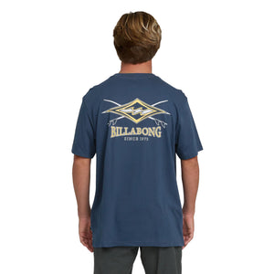 Billabong Crossboards Premium Men's S/S T-Shirt - Dark Denim