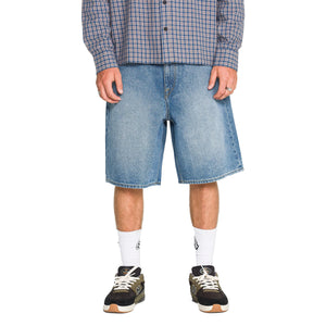Volcom Billow Denim 22" Men's Walkshorts - Euro Light Blue