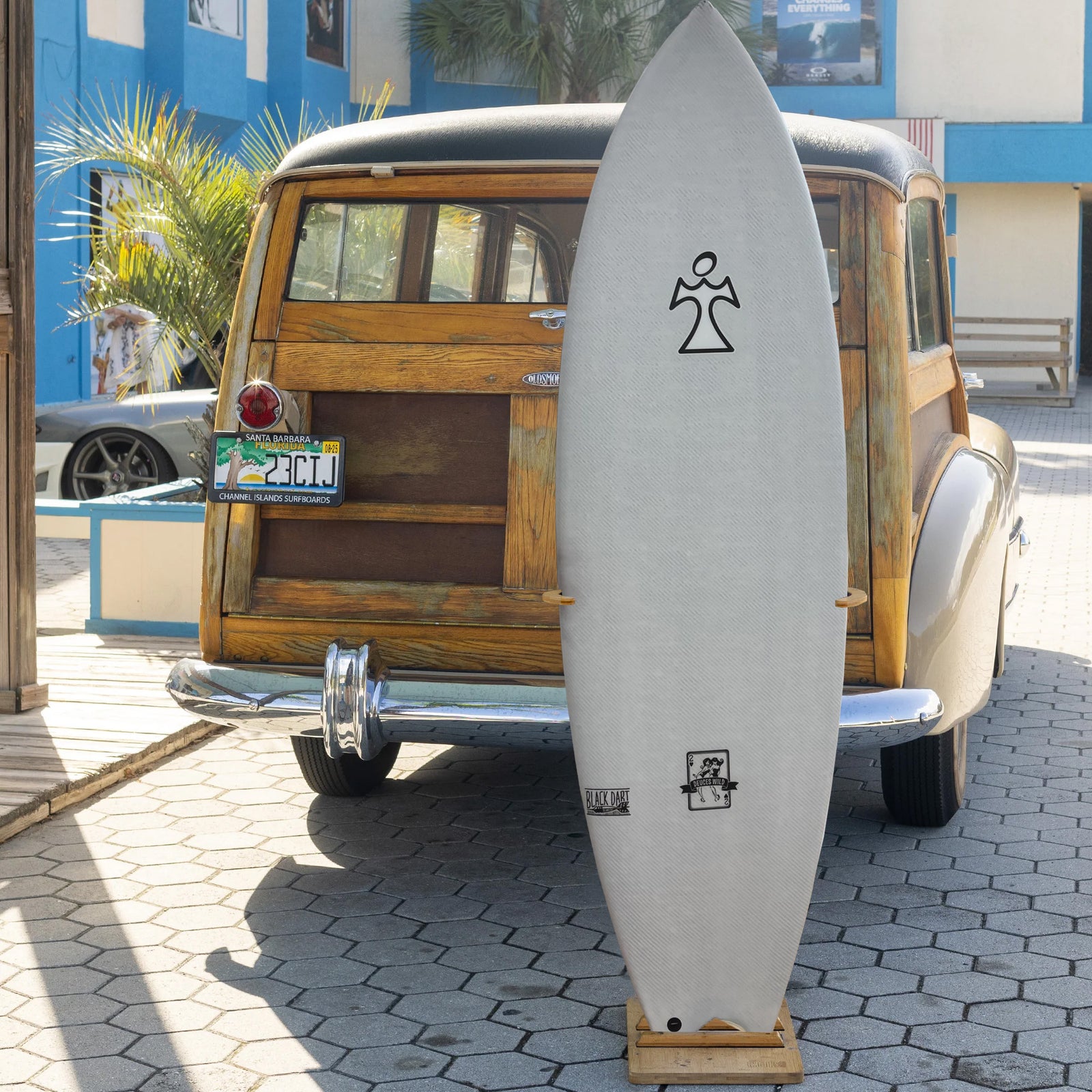 Inspired Deuces Wild Black Dart 6'0 Surfboard - Futures