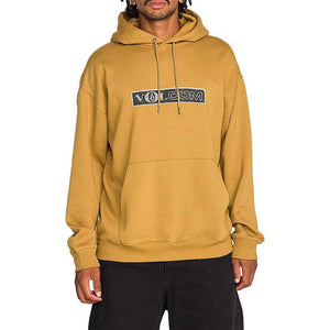 Volcom Super Stoned Pullover Men's Hoodie - Dull Gold