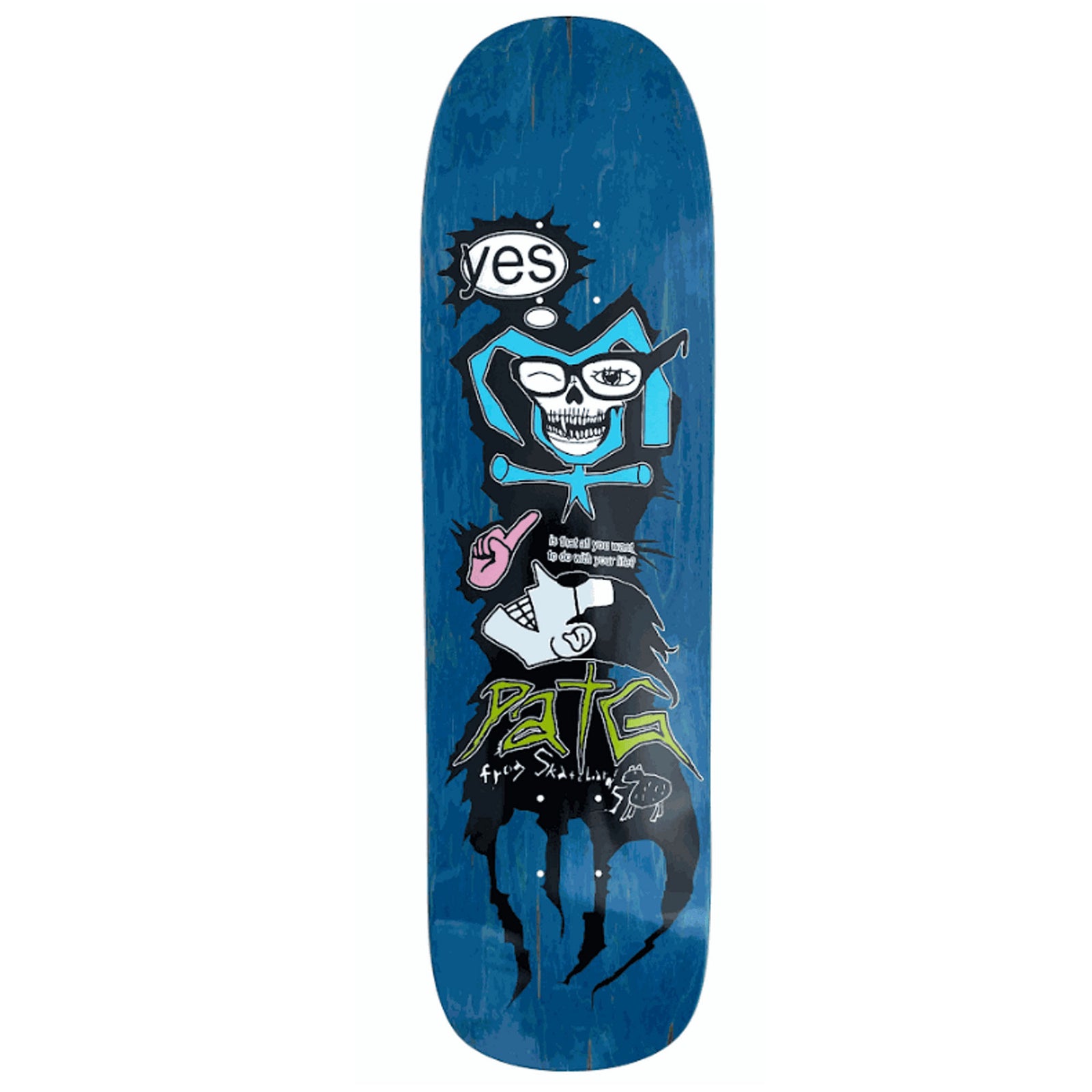 Frog Skateboard Disobedient Child 8.55" Skateboard Deck