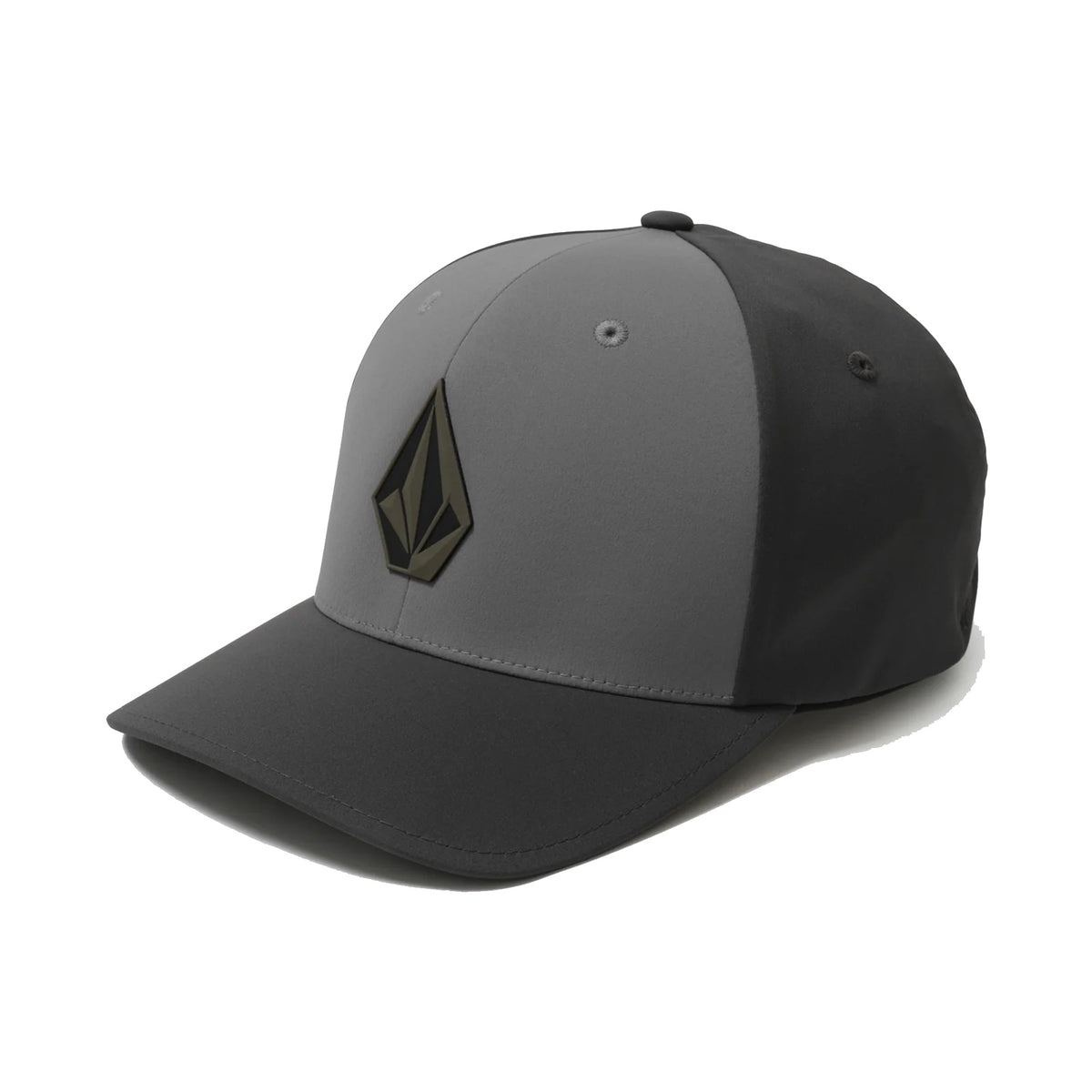 Volcom Stone Tech Flexfit Delta Men's Hat - Doeskin