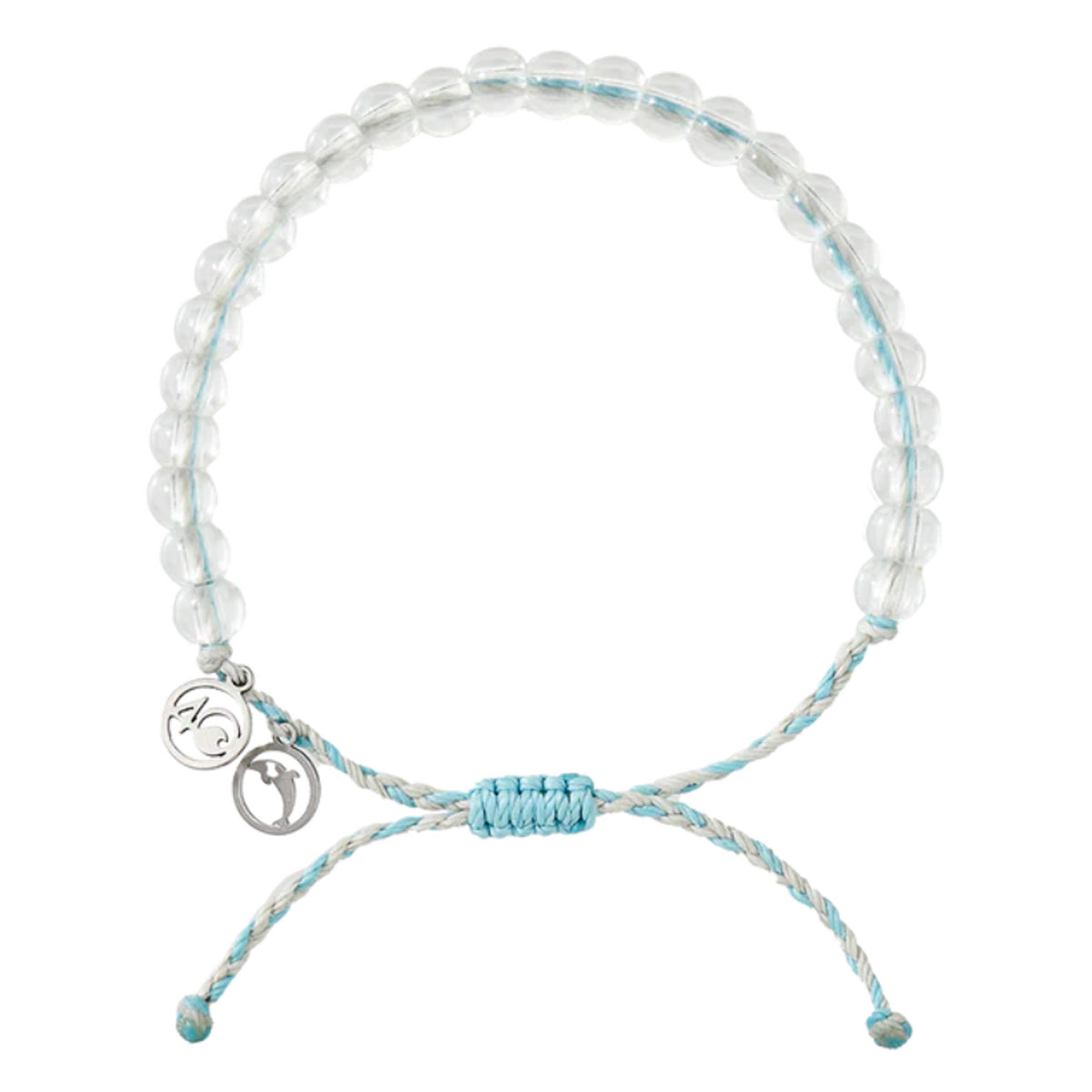 4Ocean Classic Dolphin Beaded Bracelet - Clear