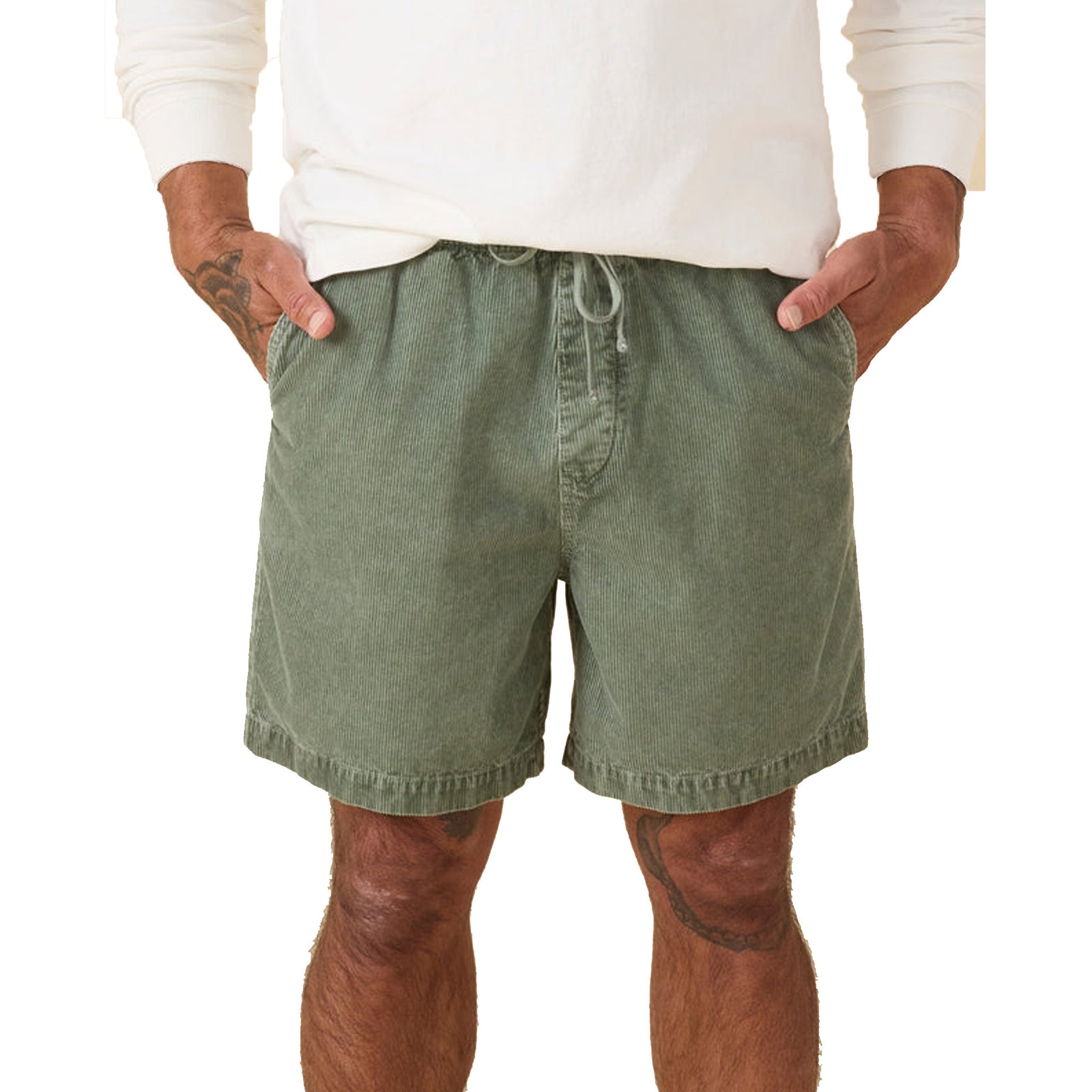 Outerknown Seventyseven Cord Pull Ons Men's Walkshorts - Off Duty Drab