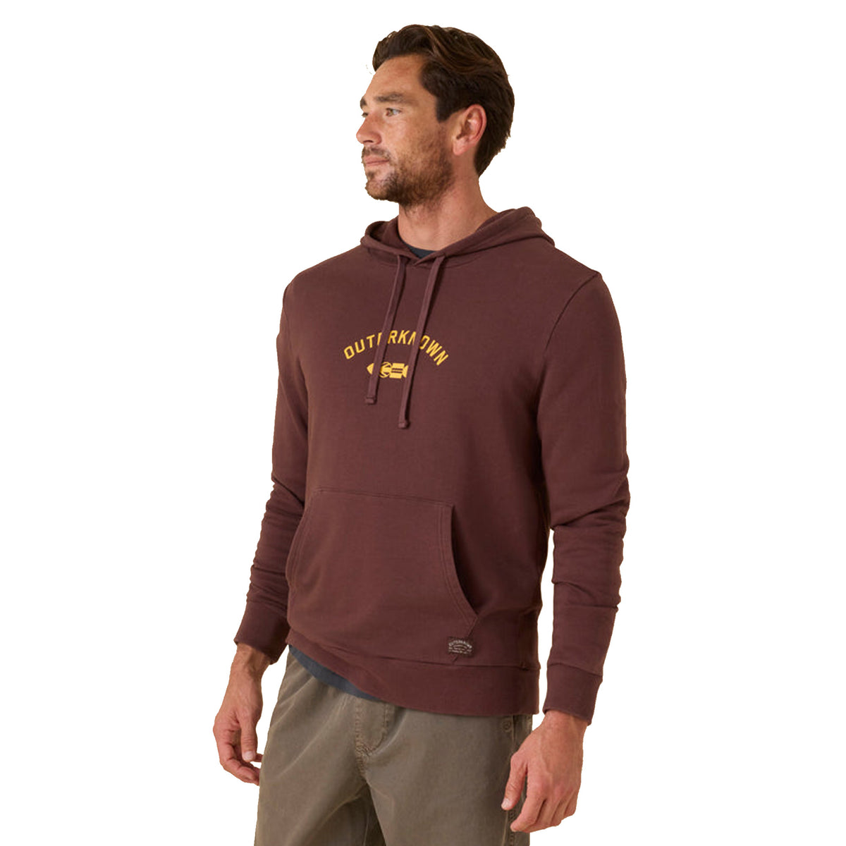 Outerknown Team Men's L/S Hoodie - Dark Roast