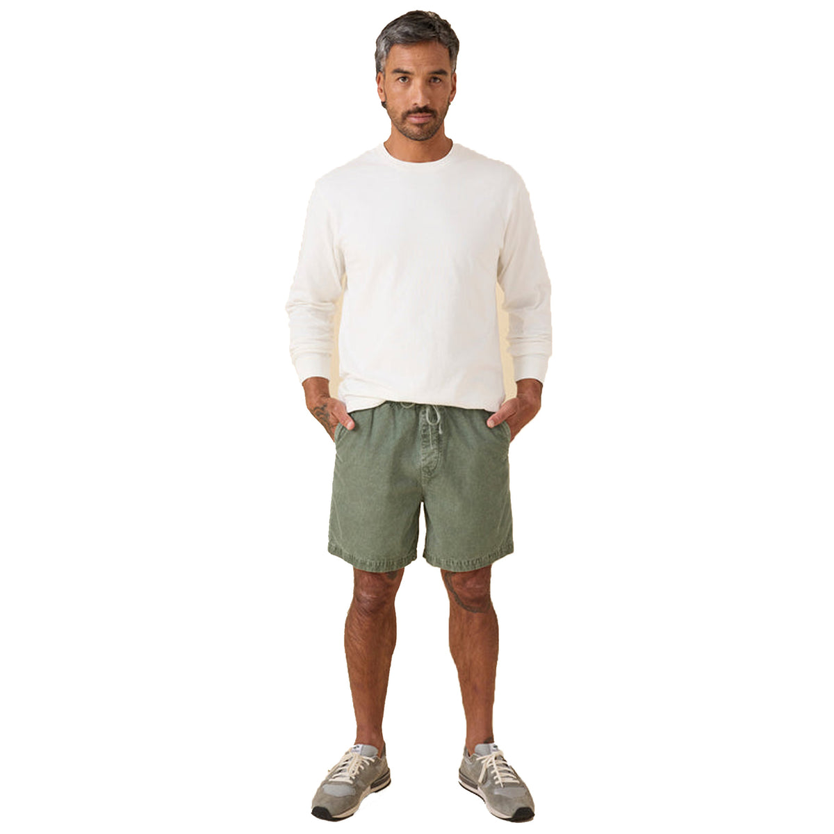 Outerknown Seventyseven Cord Pull Ons Men's Walkshorts - Off Duty Drab