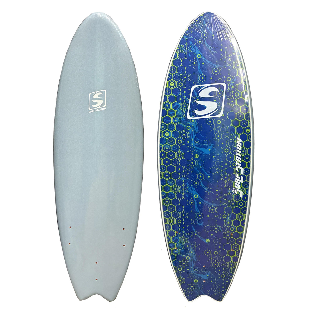 Surf Station Dredger 5'6 Soft Surfboard - Turquoise