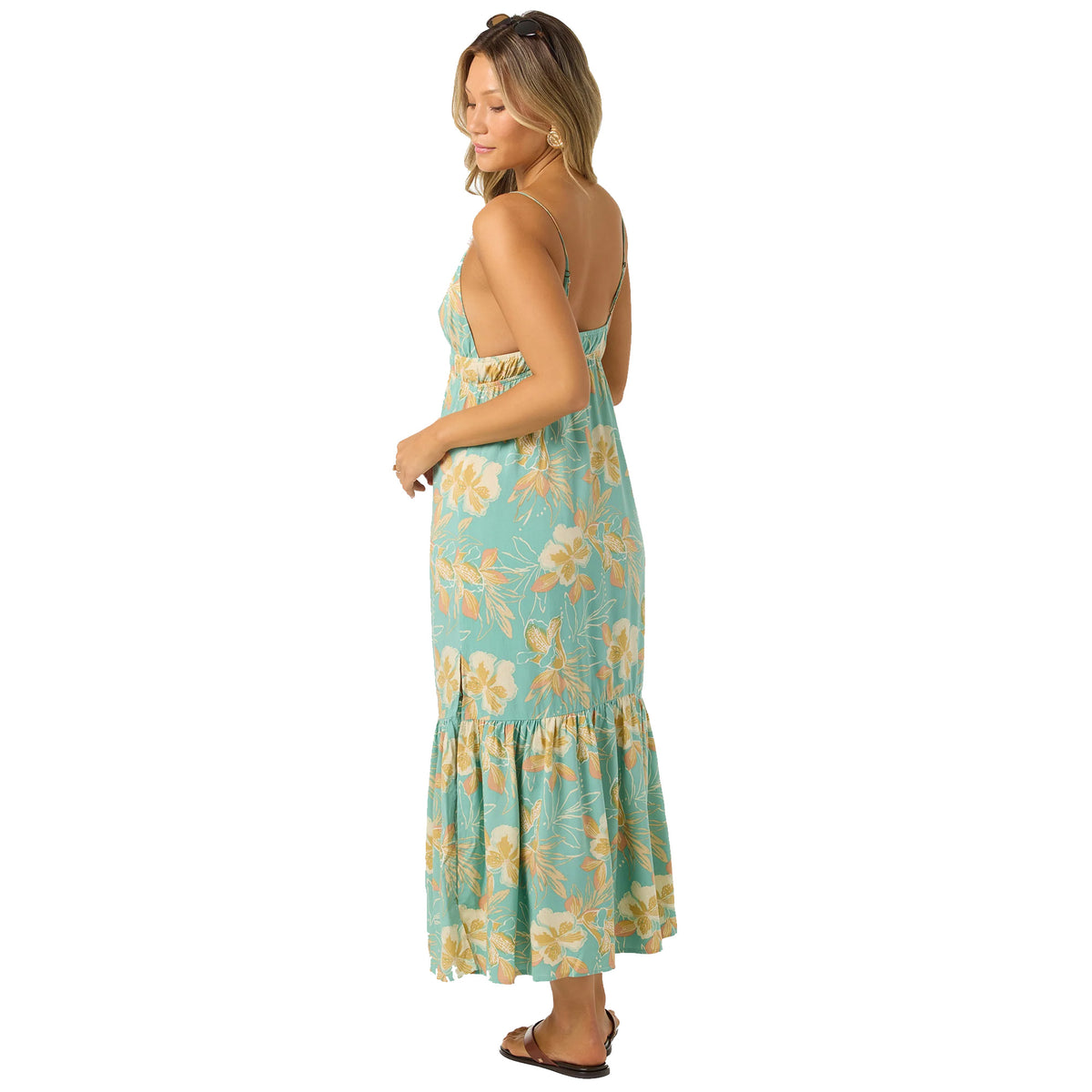 O'Neill Julez Tiki Midi Women's Dress - Green
