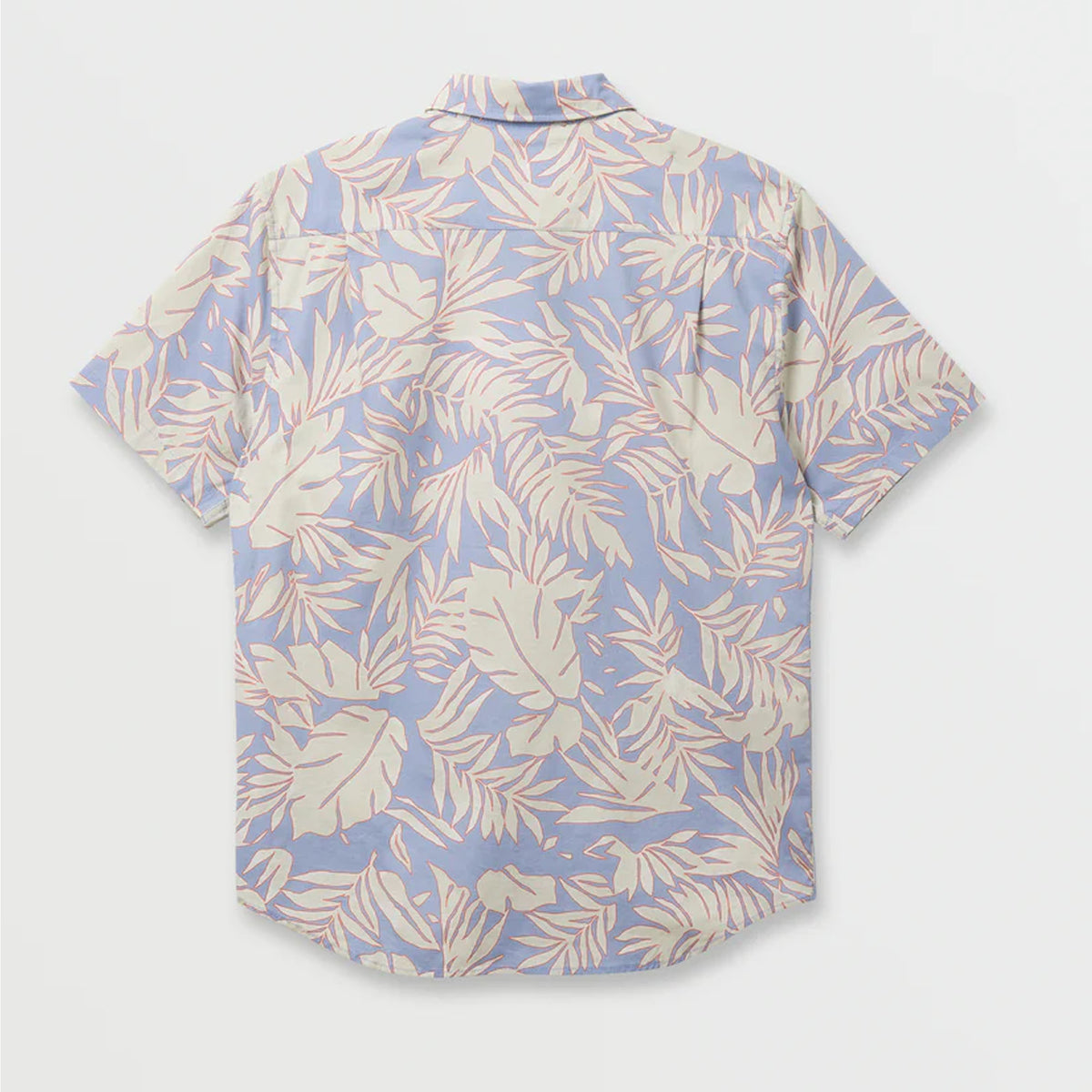 Quiksilver Palm Trip Classic Men's S/S Dress Shirt - Ashley Blue