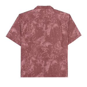 Lost Heavy Metal History Woven Men's S/S Dress Shirt - Dried Blood