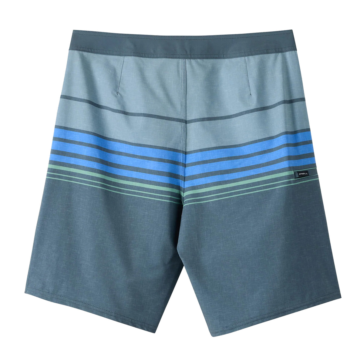 O'Neill Hyperfreak Heat Stripe 20" Men's Boardshorts - Dark Slate
