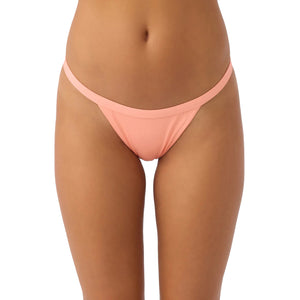 O'Neill Saltwater Solids Queens Cheeky Women's Bikini Bottoms - Desert Flower