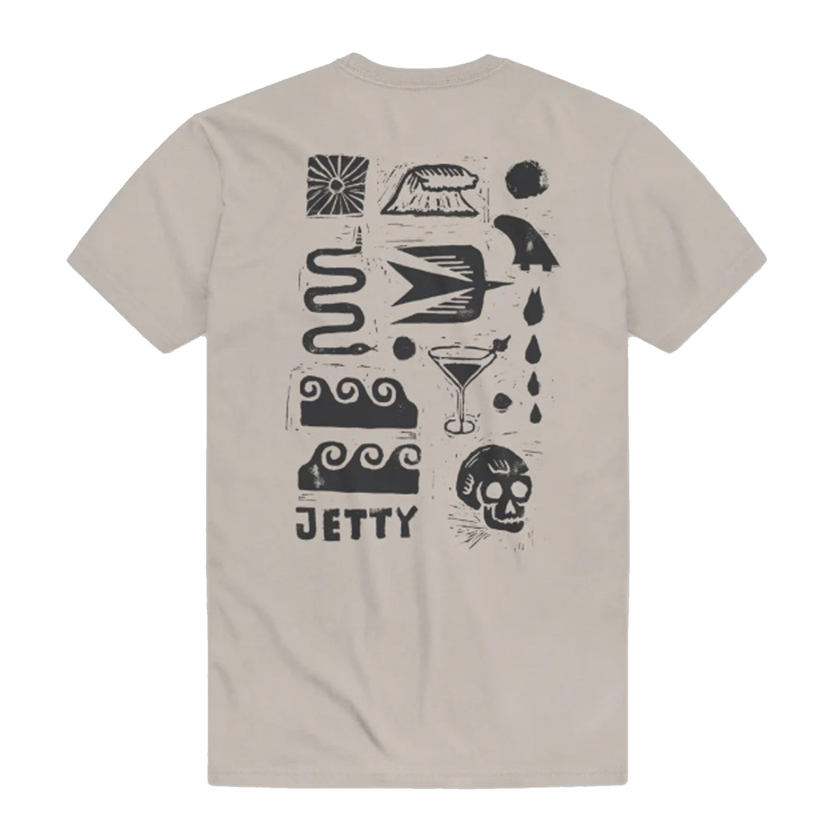 Jetty Runes Men's S/S T-Shirt - Dust