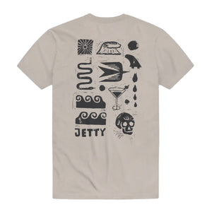 Jetty Runes Men's S/S T-Shirt - Dust