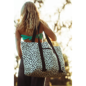 Marloru Duval XL Tote Bag - Black/White
