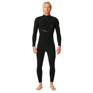 Rip Curl E7 E-Bomb 3/2mm Back Zip Men's L/S Wetsuit - Black