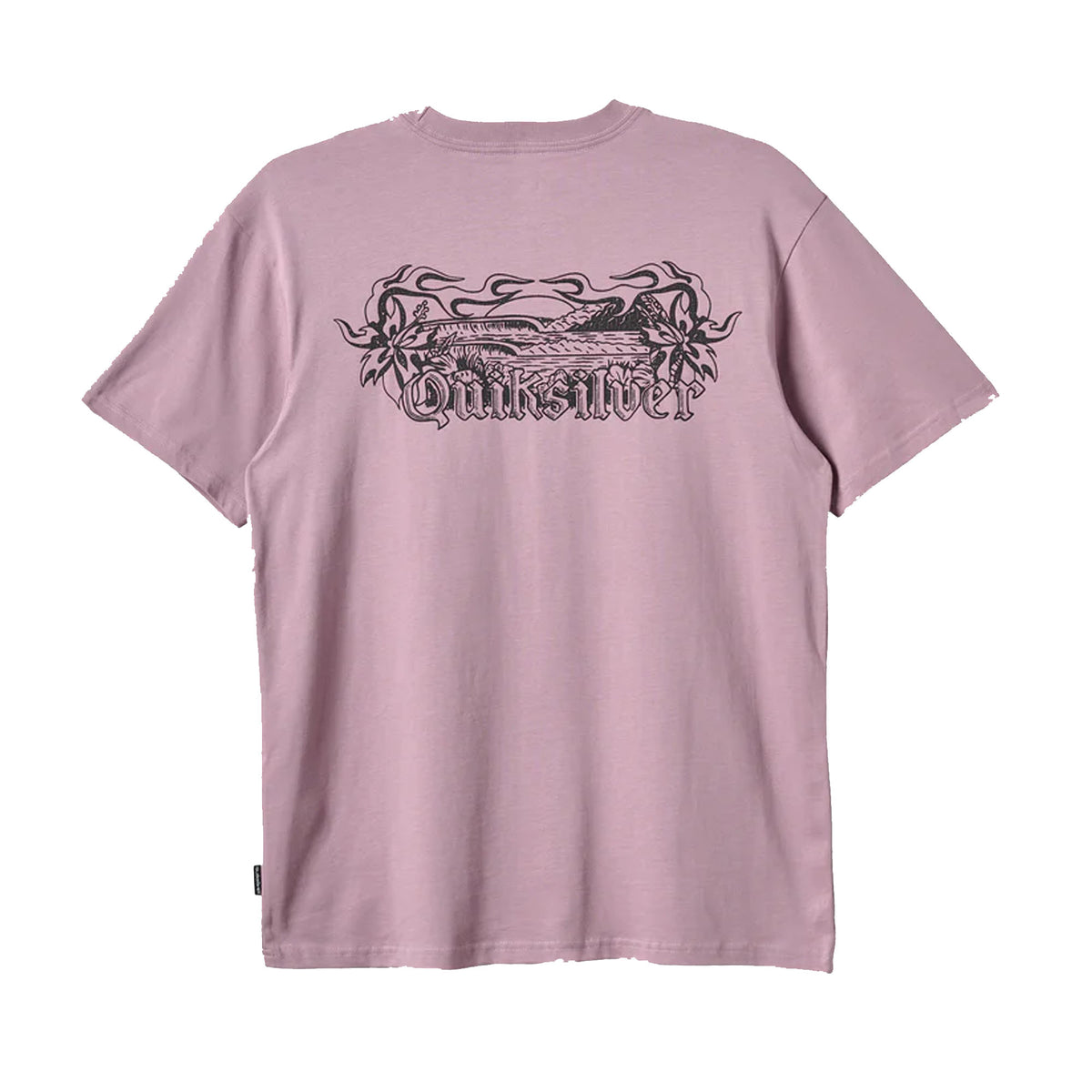 Quiksilver Backyard Classic Men's S/S T-Shirt - Elderberry