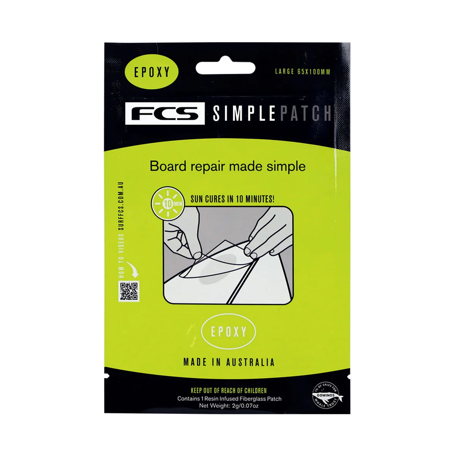 FCS Epoxy Simple Patch - Large