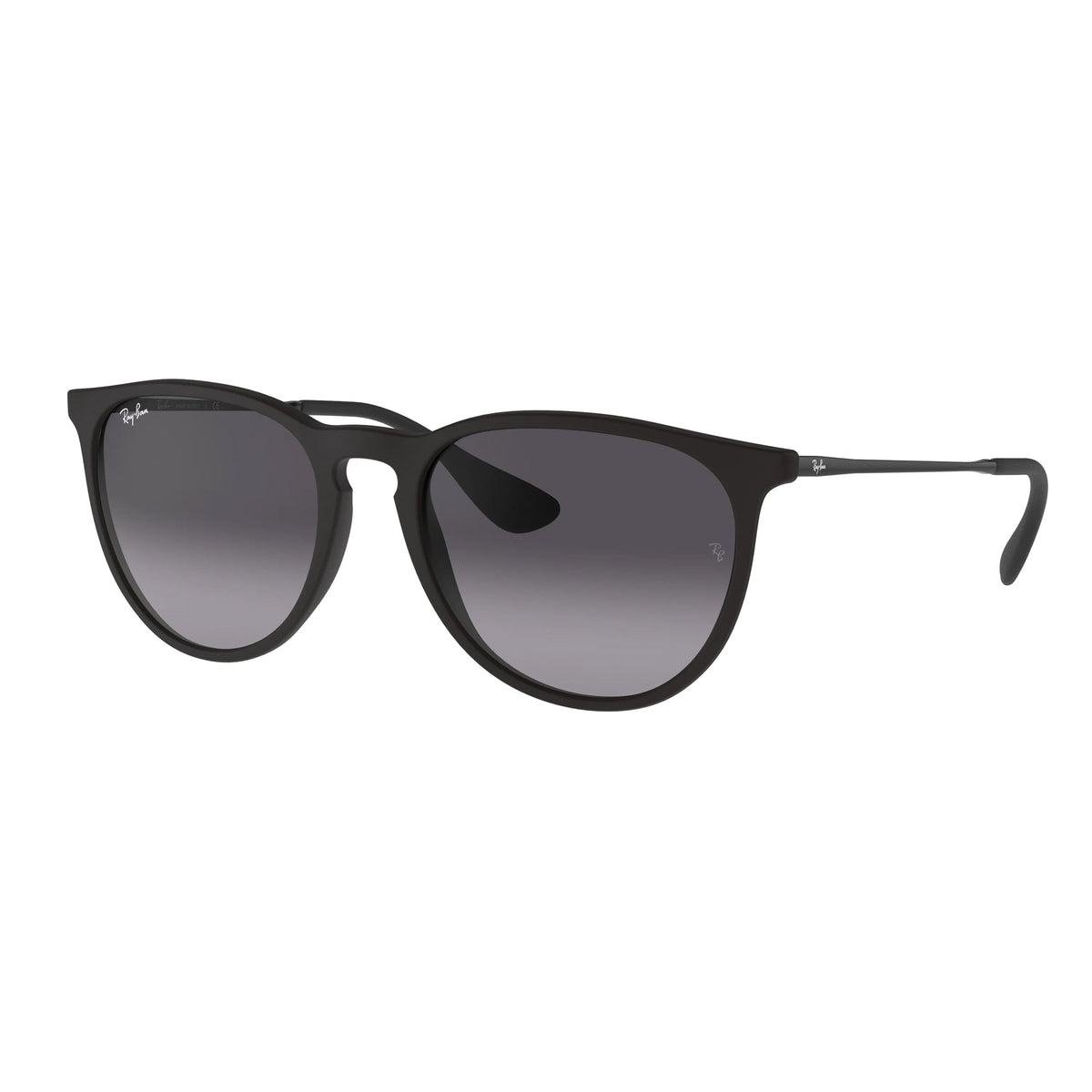 Ray-Ban Erika Women's Sunglasses - Rubber Black/Light Grey Gradient Grey