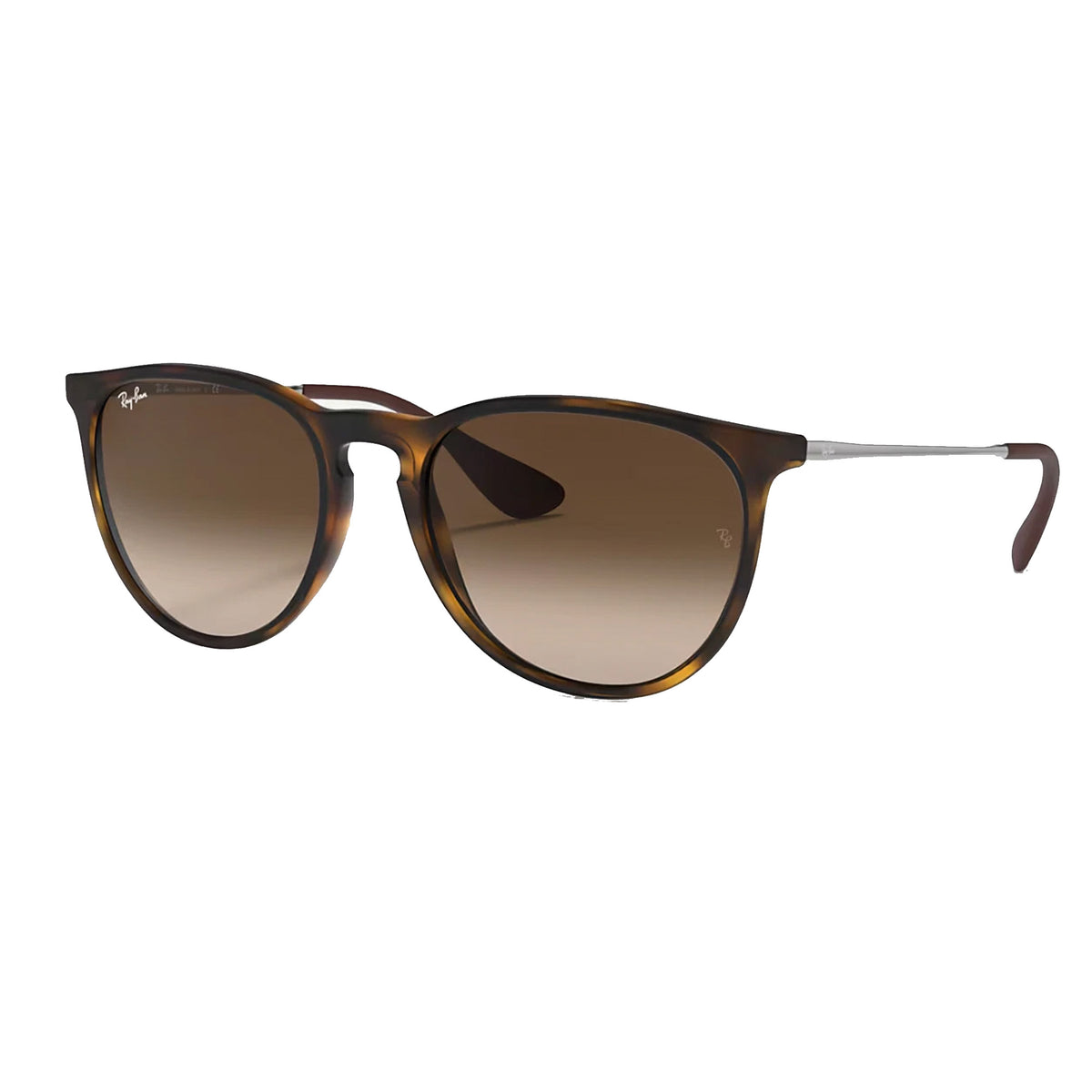 Ray-Ban Erika Women's Sunglasses - Rubber Havana/Brown Gradient Dark Brown