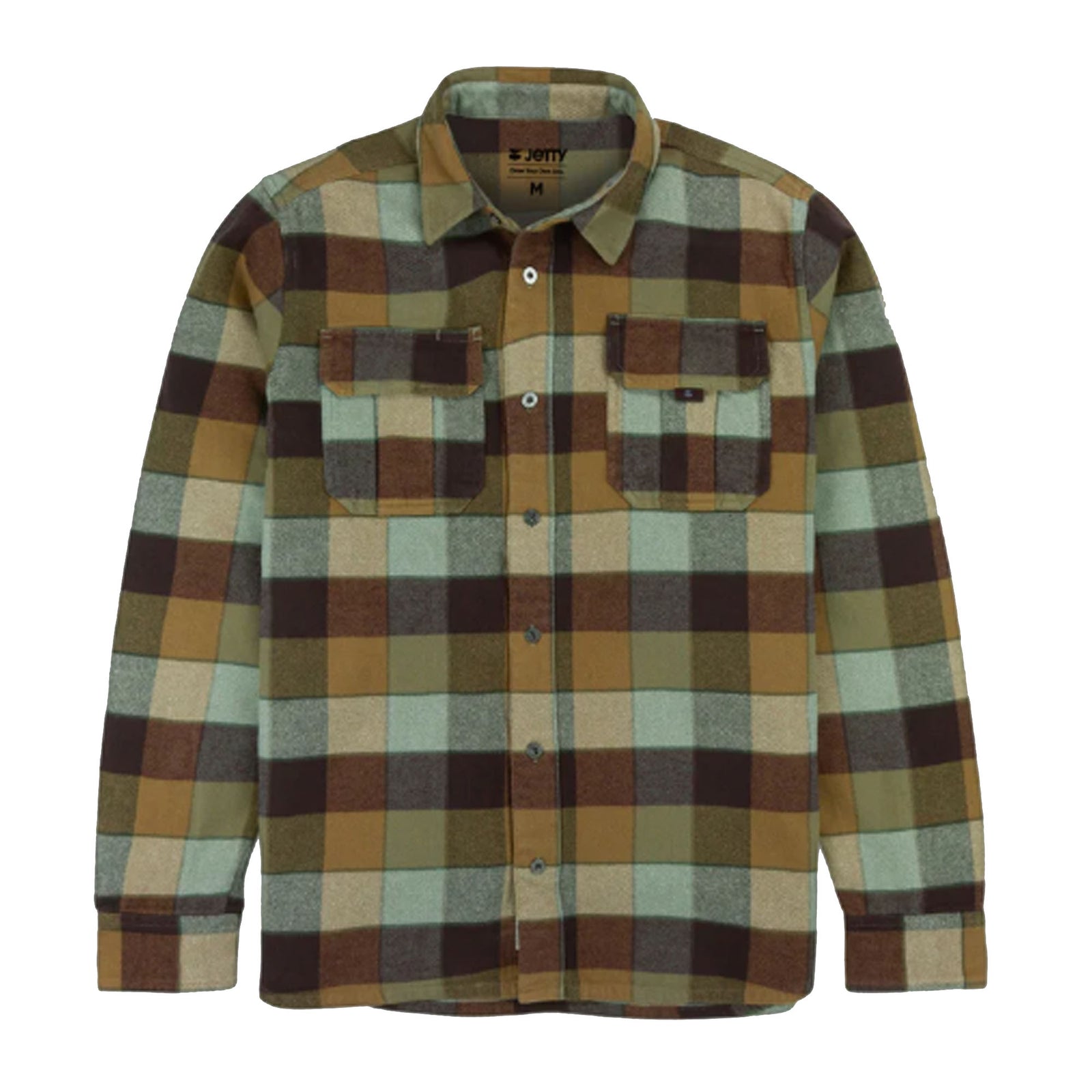 Jetty Arbor Men's L/S Flannel - Rust