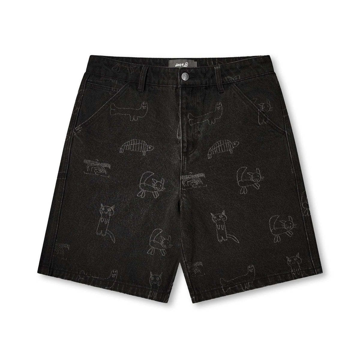 Former Reynolds Denim 21" Men's Walkshorts - Washed Black Yardage