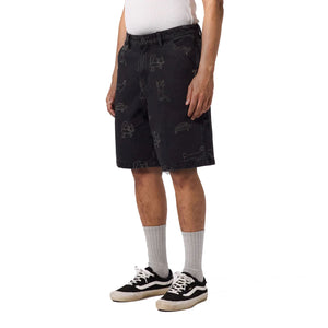 Former Reynolds Denim 21" Men's Walkshorts - Washed Black Yardage