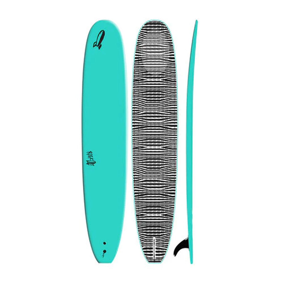 Rock-It Facerider 10'0 Soft Surfboard - Turquoise