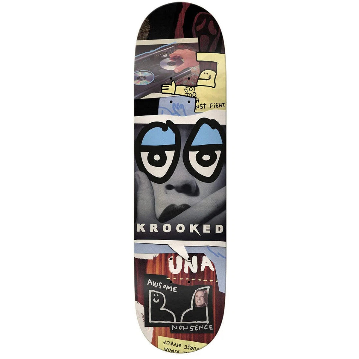 Krooked Farrar Nonsense 8.28" Skateboard Deck