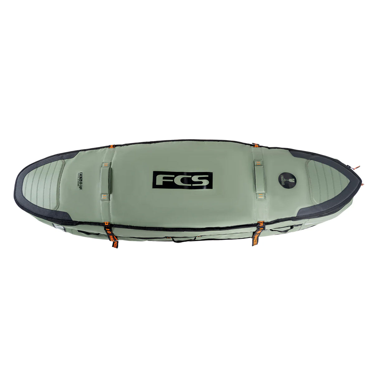 FCS Travel 3 Wheelie Shortboard/Fish Surfboard Bag - Alpine