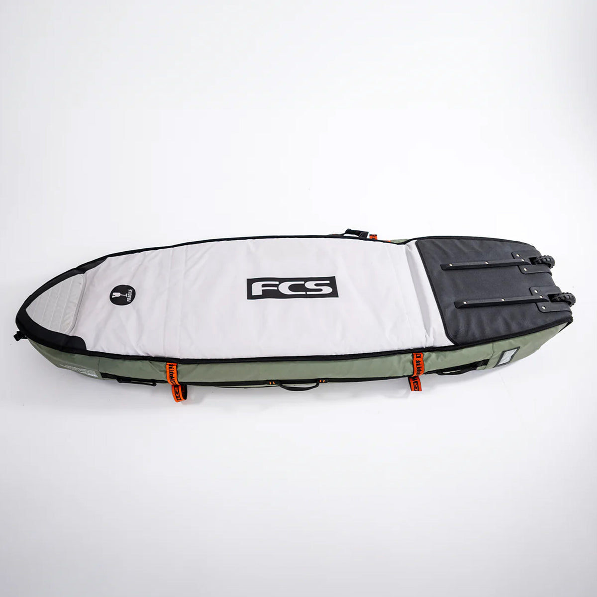 FCS Travel 3 Wheelie Shortboard/Fish Surfboard Bag - Alpine