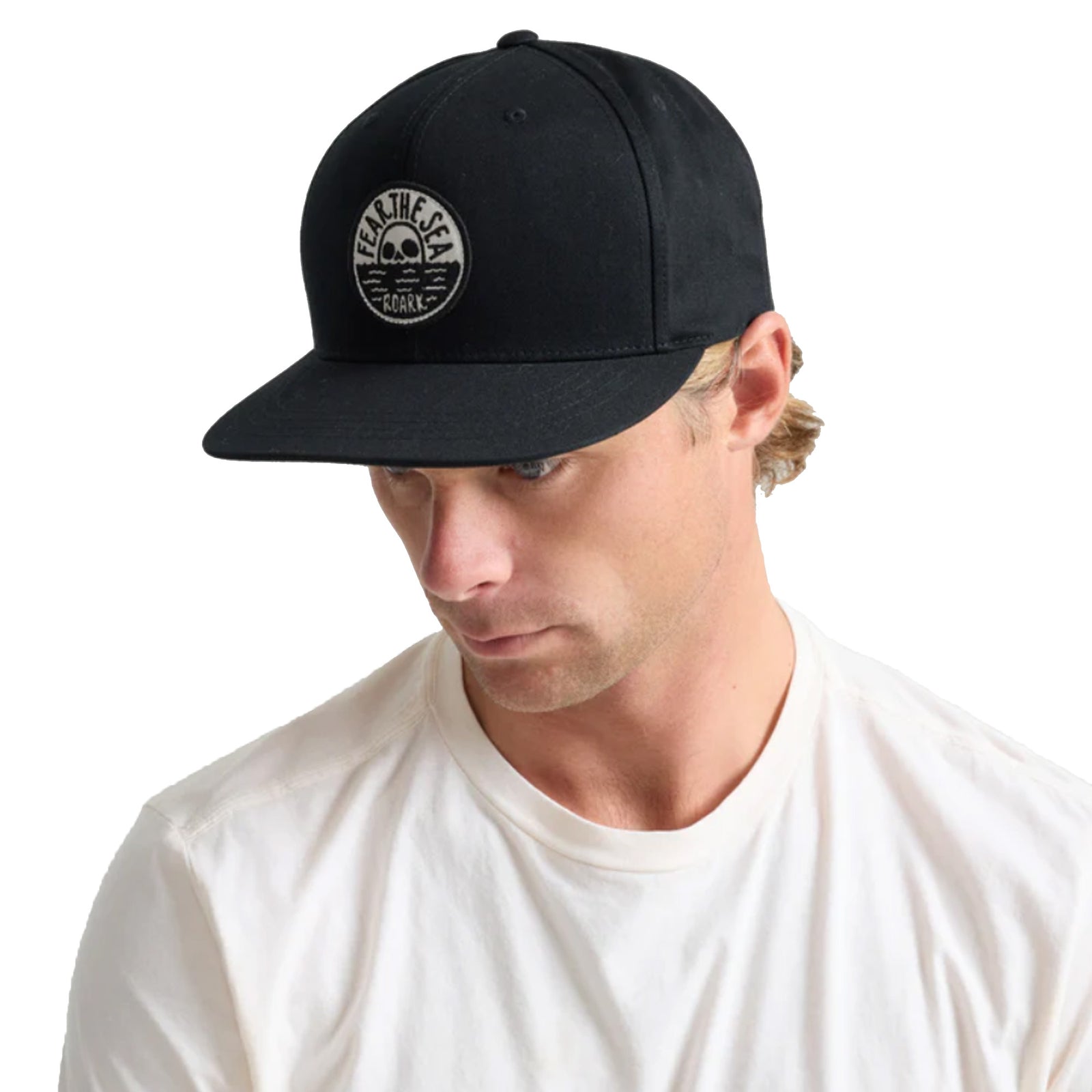 Roark Fear The Sea Snapback Men's Hat - Black