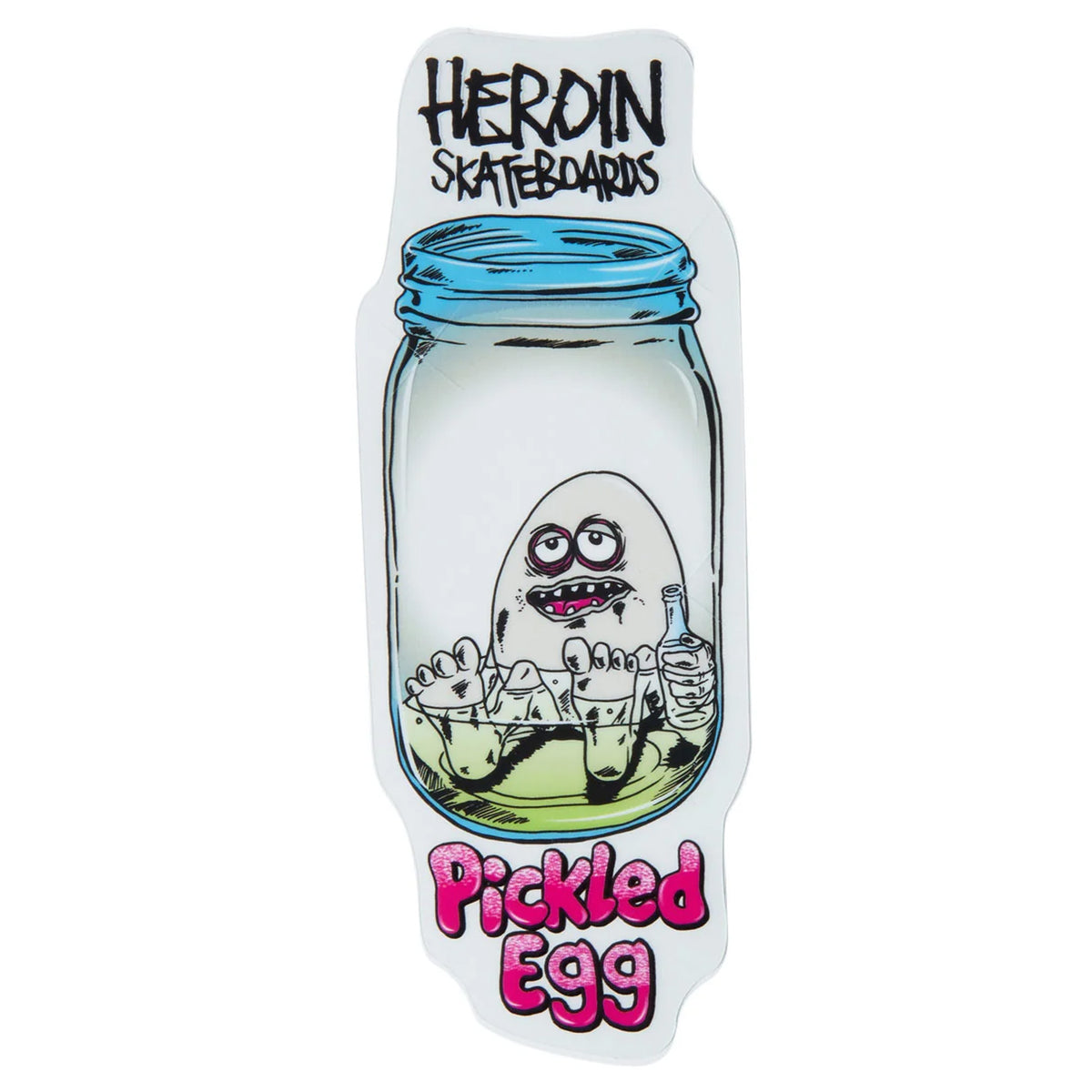 Heroin Pickled Egg Sticker