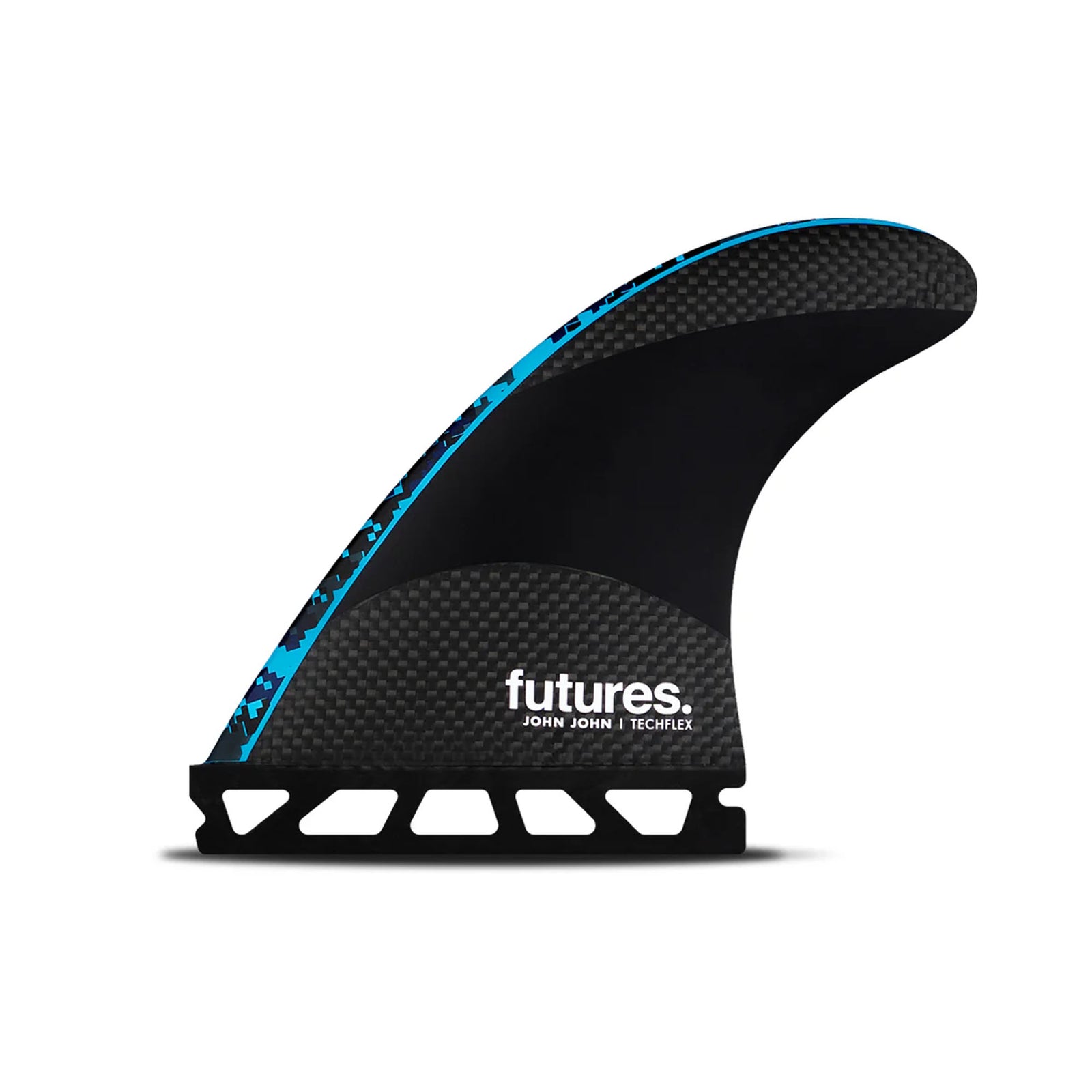 Futures John John Florence Techflex Tri Fin Set - Small/Digi Blue