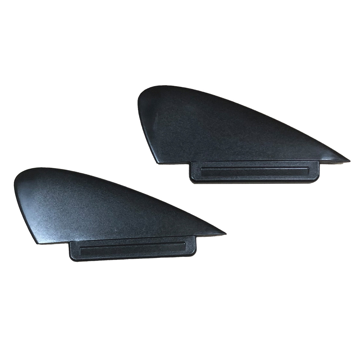 Storm Blade 2" Bonzer Slot Box Soft Surfboard Twin Fin Set - Black