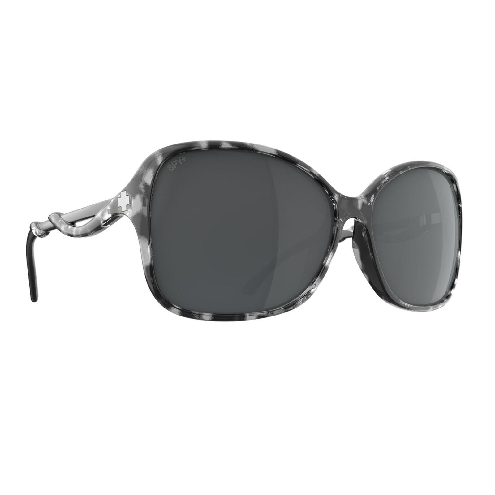 Spy Fiona Women's Sunglasses - Marble Tortoise Black/Happy Gray