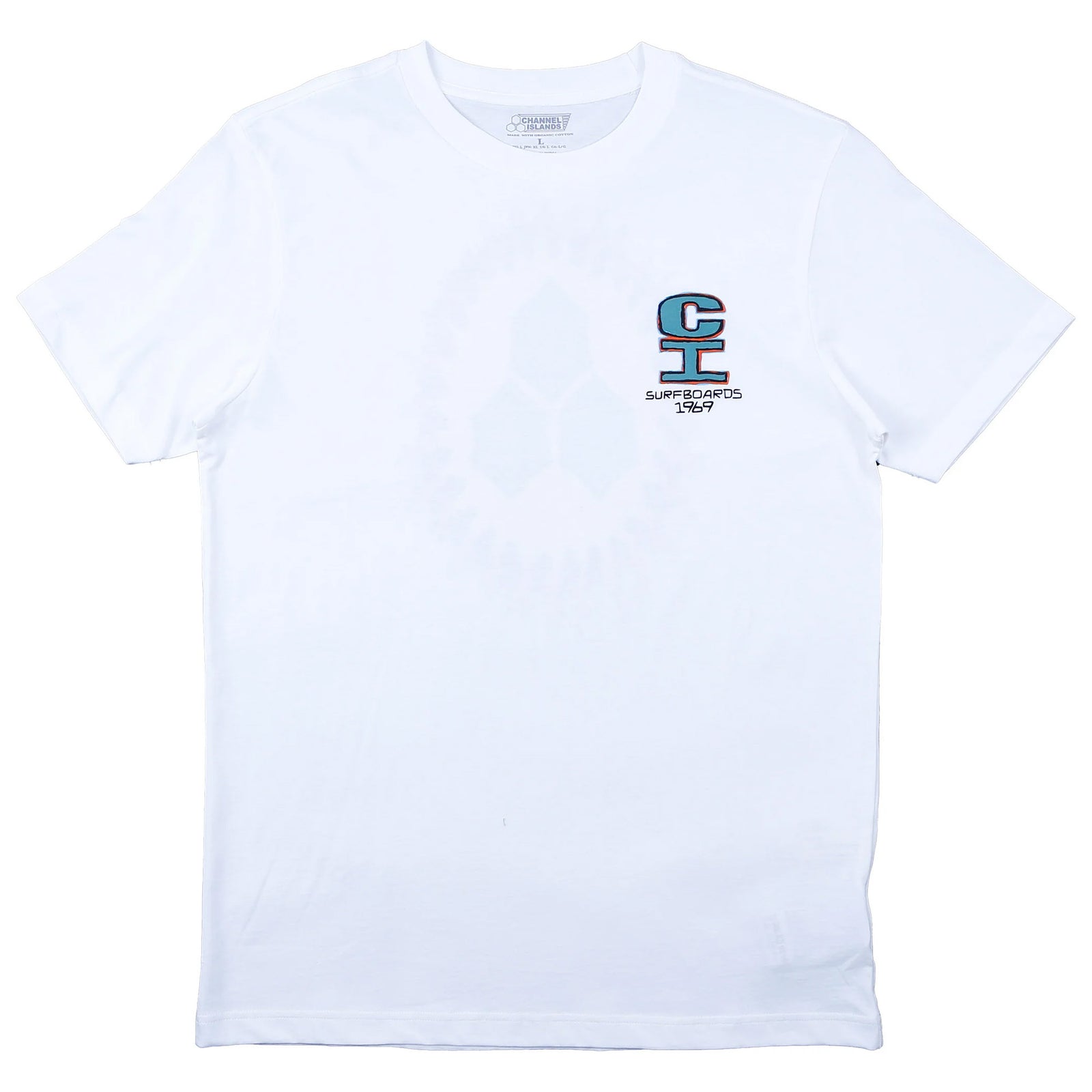 Channel Islands Merrick Circle Fire Men's S/S T-Shirt - White