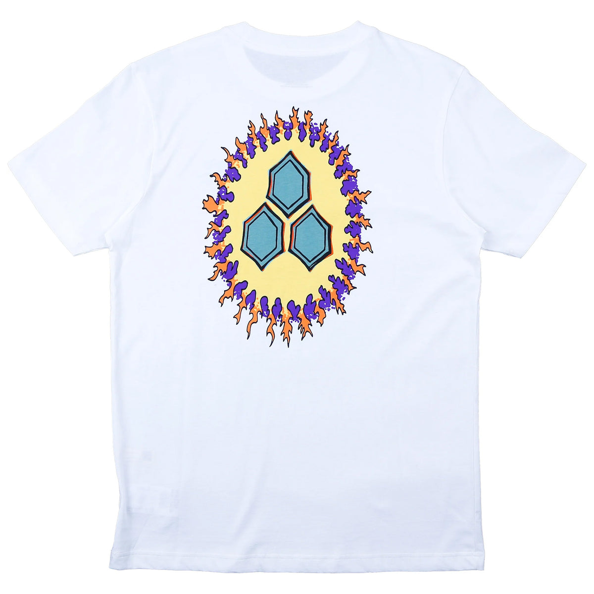 Channel Islands Merrick Circle Fire Men's S/S T-Shirt - White