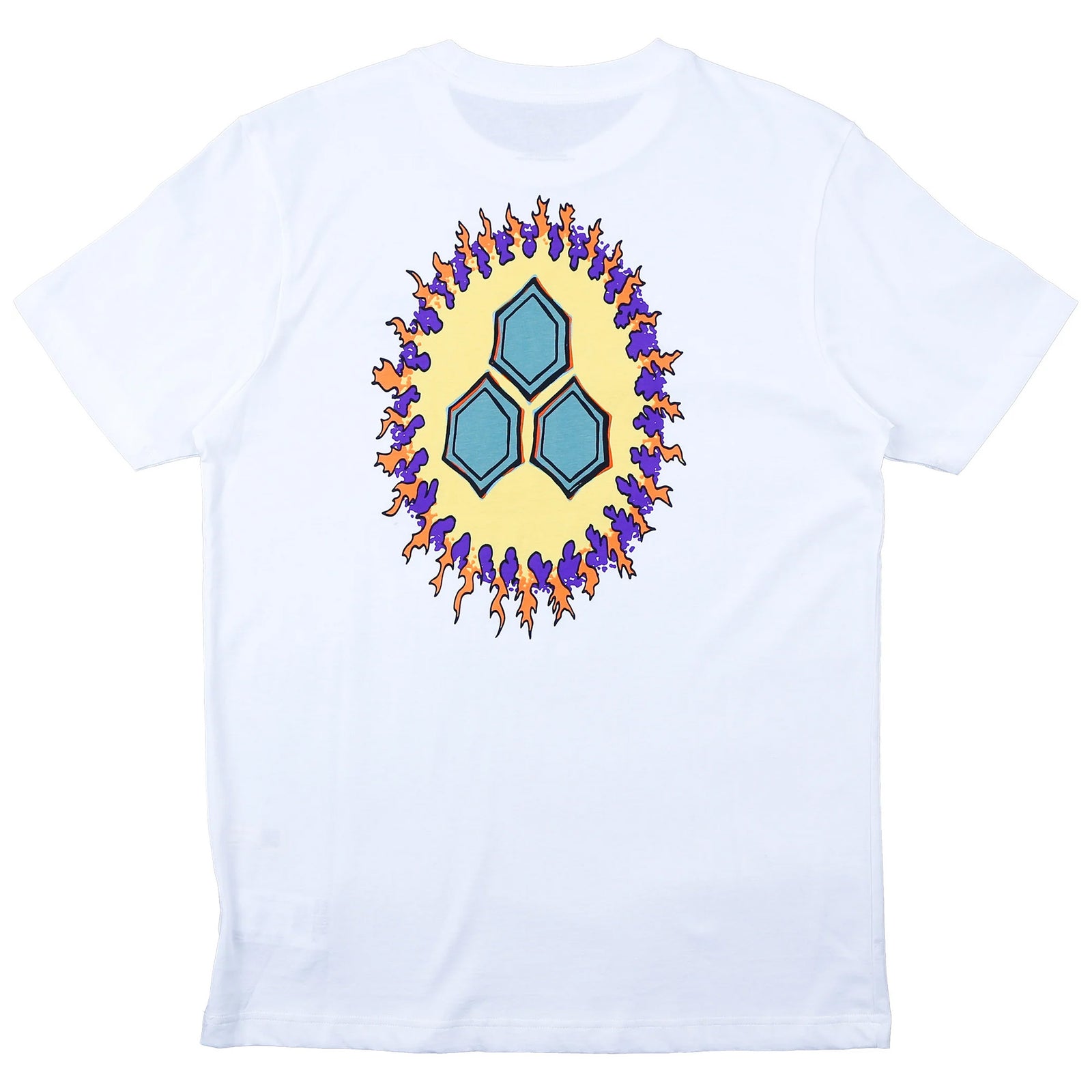 Channel Islands Merrick Circle Fire Men's S/S T-Shirt - White