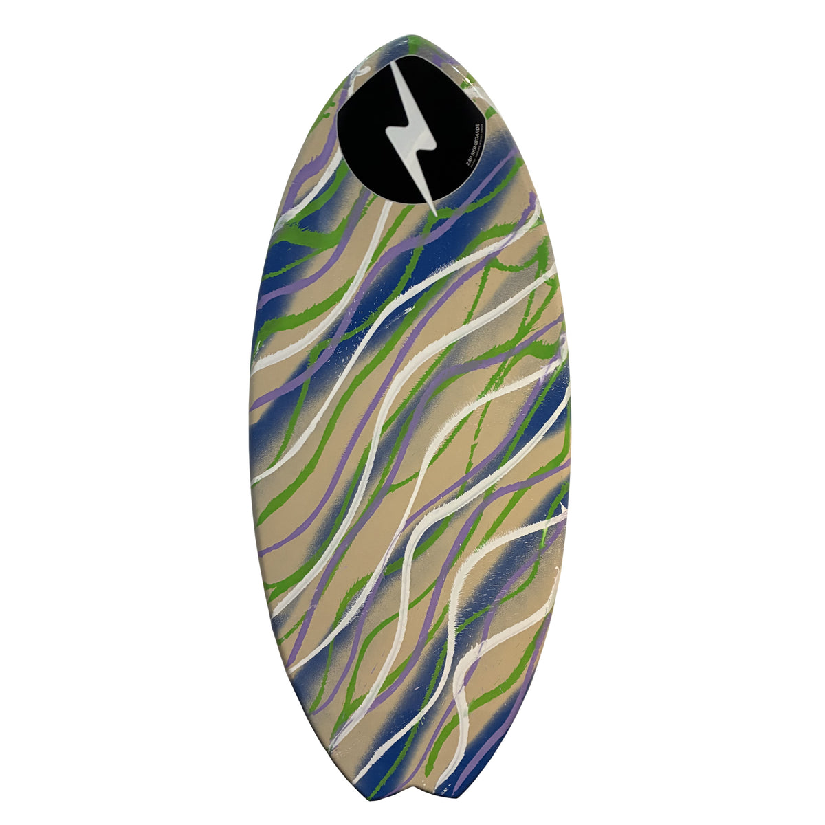 Zap Fish 47" Skimboard - Tan/Blue/White